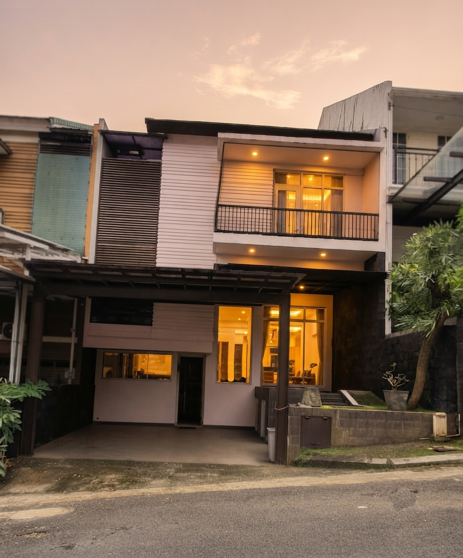 Rumah Dalam Townhouse Area Deplu, Dekat Pondok Indah dan Bintaro, Akses Mudah ke Tol Jorr