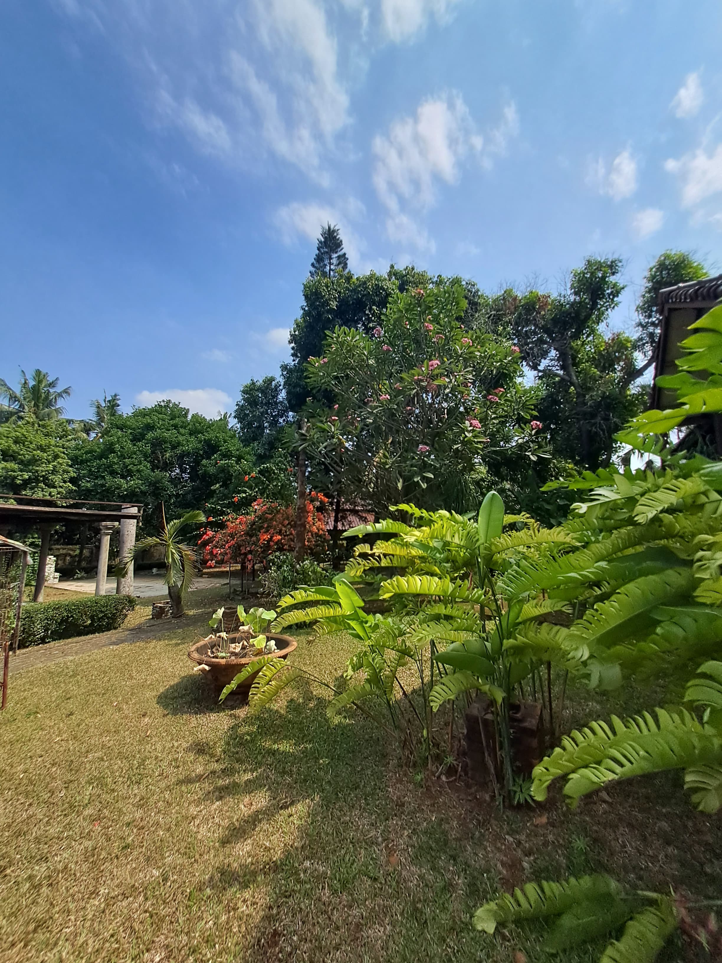 Rumah Villa, ada Paviliun, Halaman Luas, Dekat Pintu Tol Desari, Tanah Tinggi