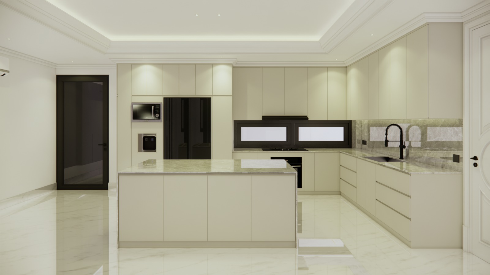 Rumah Brandnew Semi Furnished Ada Lift Lantai Marmer-Area Panglima Polim
