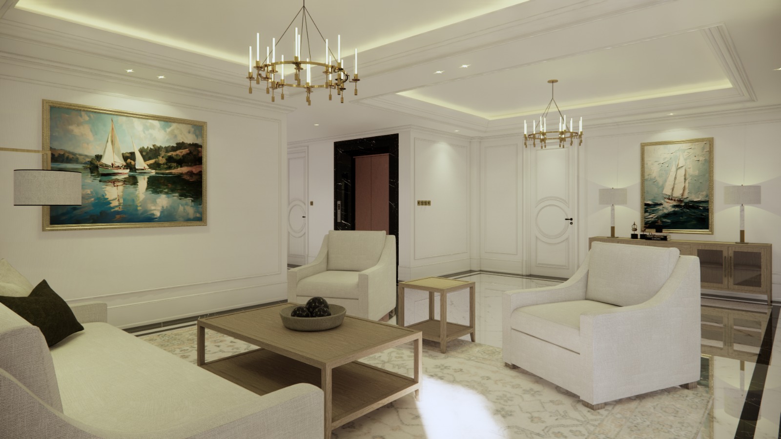 Rumah Brandnew Semi Furnished Ada Lift Lantai Marmer-Area Panglima Polim