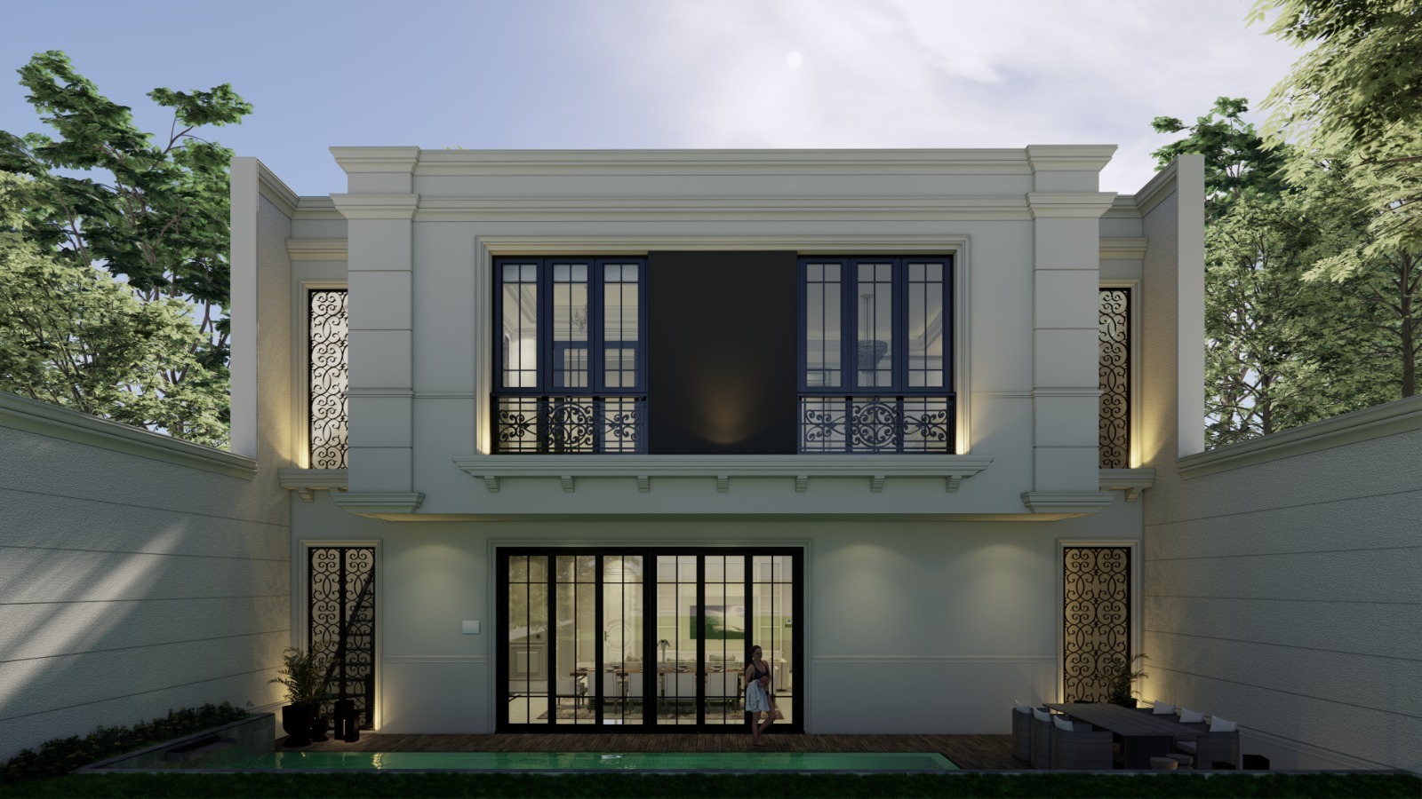 Rumah Brand New Semi Furnished, Ada Lift, Lantai Marmer-Area Panglima Polim