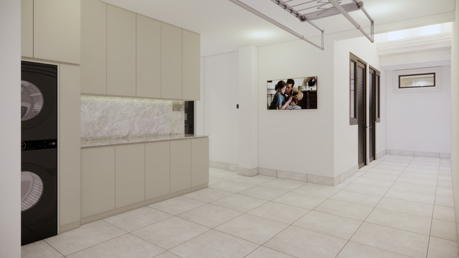 Rumah Brand New Semi Furnished, Ada Lift, Lantai Marmer-Area Panglima Polim