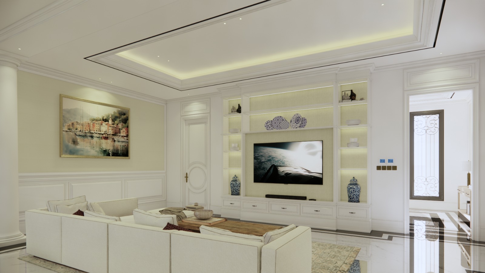 Rumah Brand New Semi Furnished, Ada Lift, Lantai Marmer-Area Panglima Polim
