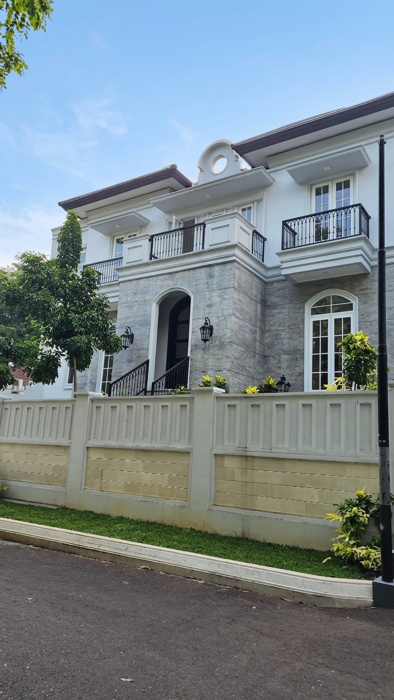 Rumah Mewah 3 Lantai Dijual di Kebayoran Baru – Kolam Renang dan Lift Pribadi