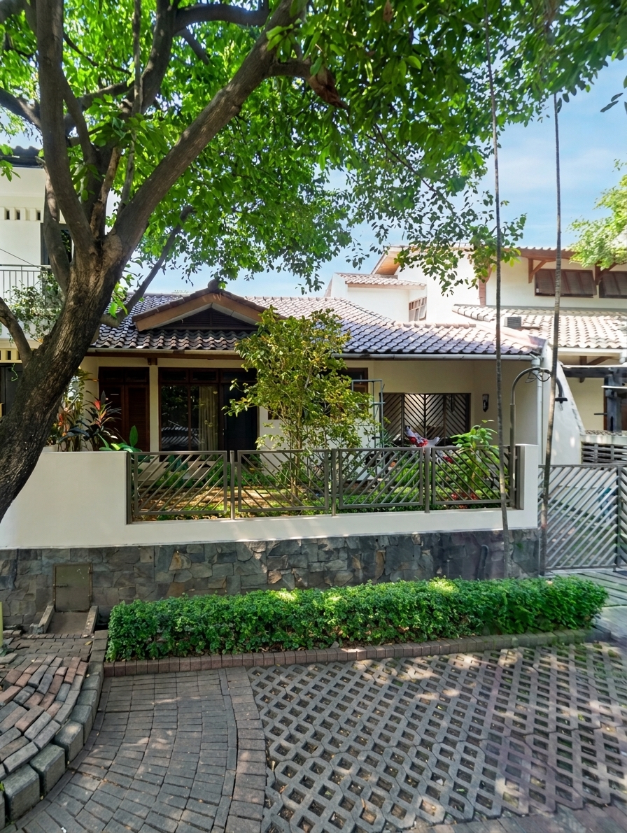 Rumah Lama 1 Lantai di Pondok Indah, Dekat dengan Pondok Indah Mall