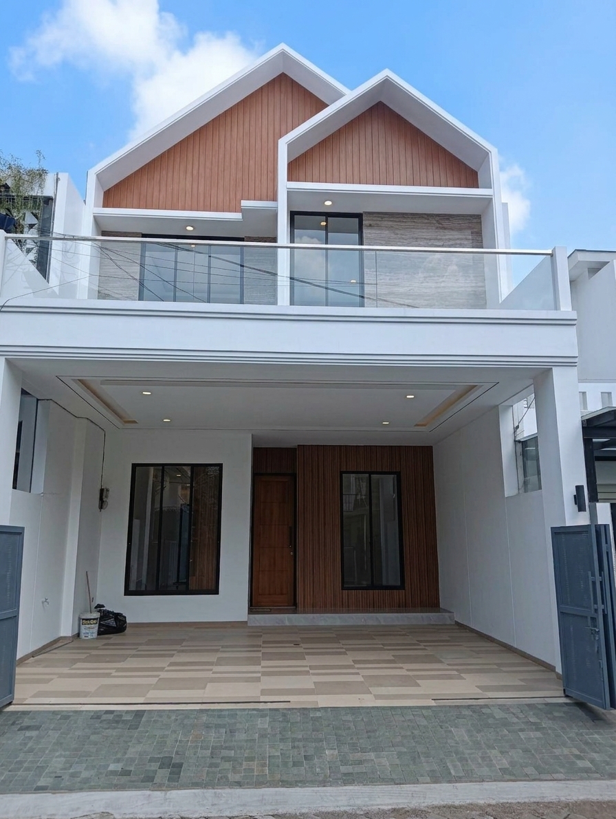 Rumah 3 Lantai di Pondok Indah - New Renov, Ada Kolam Renang, Carport 2 Mobil